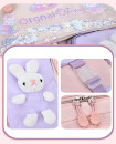 Cute Bunny Backpack Girls Large Capacity Waterproof School Bags